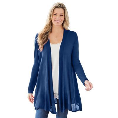 Plus Size Women's Lightweight Open Front Cardigan by Woman Within