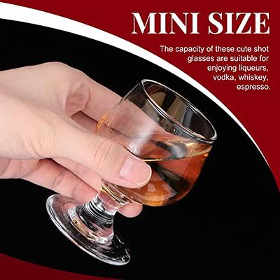 Cute Shot Glasses Mini Glass Snifters Cognac 1.7 oz Glasses Brandy Snifter  Mini Wine Glasses Glass Dinnerware Set for Whiskey Juice Vodka Sherry  Champagne Brandy Wine Party Supplies (48 Pieces) - Yahoo Shopping