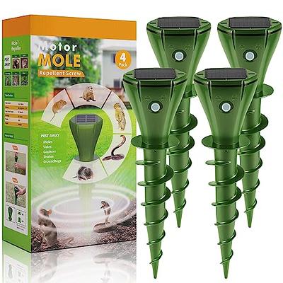 Mole Trap Half Round Metal Mole Killer Reusable Ground Squirrel Trap Heavy  Duty Gopher Rat Vole Traps Tactical Traps (4 Packs)