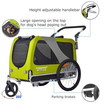 Doggyhut Premium Pet Bike Trailer & Stroller for Small,Medium or Large Dogs,Bicycle  Trailer for Dogs Up to 100 Lbs (Lime Green, XL) - Yahoo Shopping