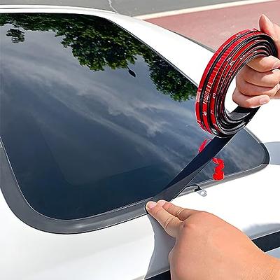 AstroAI Windshield Cleaning Tool, Car Window Cleaner Windshield Cleaner  with 8 Reusable and Washable Microfiber Pads and Extendable Handle Auto  Inside