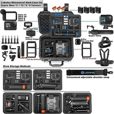 Ultimaxx Essential GoPro Hero 12 Bundle - Includes: 2x Replacement  Batteries, Dual USB Charger & Much More (25pc Bundle)