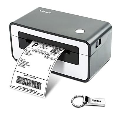 NefLaca Thermal Label Printer,4x6 High Speed USB Shipping Label Printer  Commercial Direct Thermal Label Maker One Click Setup Compatible with  , , , Shopify and FedEx (Black) - Yahoo Shopping