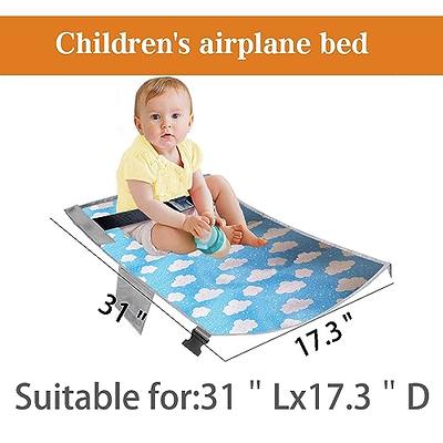 HMOCK Airplane Footrest For Kids,Toddler Airplane Bed,Toddler Airplane Seat  Extender For Kids,Baby Travel Essentials For Flying,Toddle