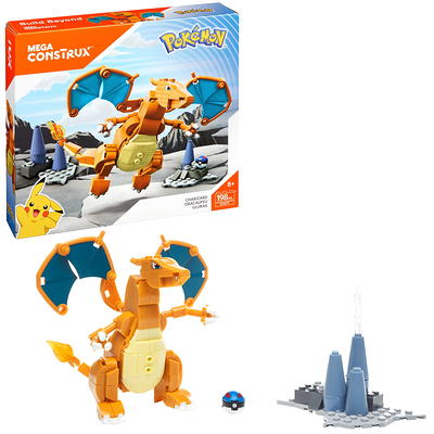MEGA Pokemon Building Toy Kit Bulbasaur Set with 3 Action Figures (622  Pieces) for Kids