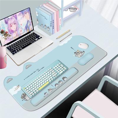 Cute Anime Desk Mat, Pink Kawaii Mouse Pad, Cute Keyboard Mat, Kawaii Desk  Accessories, Kawaii Gifts for Her 