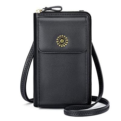 Buy Small Crossbody-Shoulder-Bags-for-Women,Cell-Phone-Purse-Wallet,Travel  Passport Holder iPhone Pouch Handbags(Brown) Online at desertcartINDIA