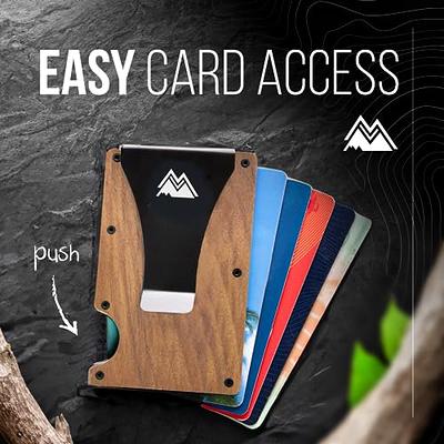 Mountain Voyage Co. Walnut Wood RFID-Blocking Slim Wallet — Tools