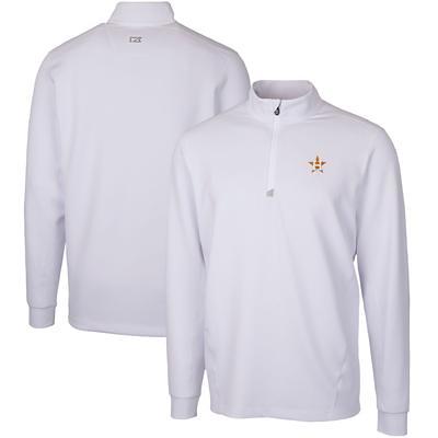 Kansas City Royals Cutter & Buck Women's City Connect DryTec Virtue Eco  Pique Stripe Recycled Quarter-Zip Pullover Top - Gray