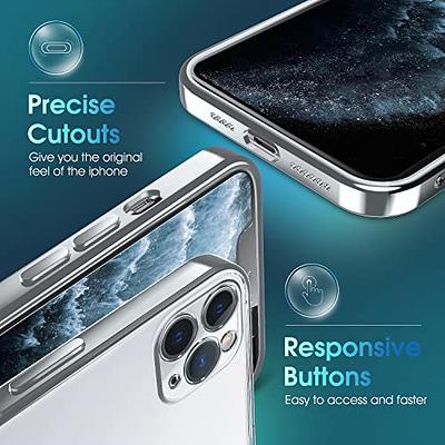 CASEKOO Crystal Clear [PRO] for iPhone 12 Pro Max Case, [Not Yellowing] [Military Grade Drop Tested] Shockproof Protective Phone Case Slim Thin Cover