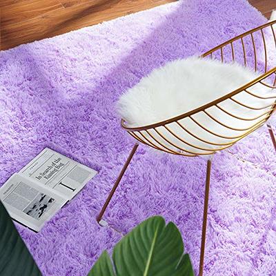  Softlife Rug for Bedroom 4x5.3 Feet Area Rug for Living Room  Super Soft Shaggy Rugs for Kids Room Fluffy Fuzzy Carpets Long Plush  Bedside Rug Nursery Home Decoration for Boys Girls