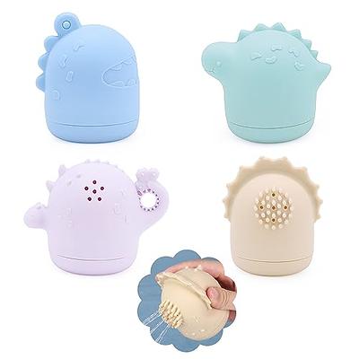 qlkytala Mold Free Bath Toys for Toddlers 1-3 - Baby Infants Pool Water Shower Toys 6-12-18 Months, No Hole No Mold Bathtub Toys for 1