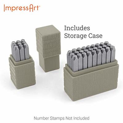 ImpressArt Metal Stamping Kit for Jewelry Making - Basic Uppercase (3mm)