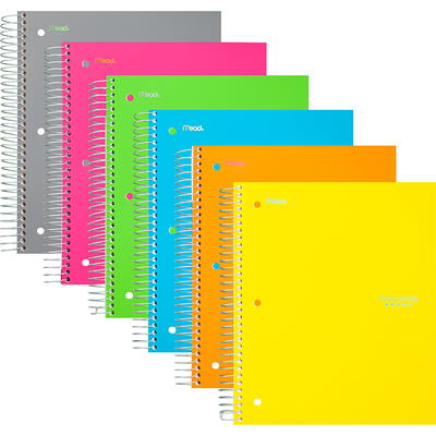 Five StarÂ® Trend Wirebound 1 Subject Notebook, 100 College Ruled Pages -  Case of 6