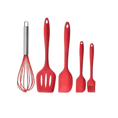 Kitchen Set Cooking Utensils Silicone Utensil Tool Baking Spoon Spatula  NonStick