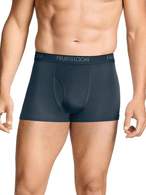 Fruit of the Loom Men's Micro-Stretch Trunk Boxer Briefs, 6-Pack, Sizes S- 3XL - Yahoo Shopping