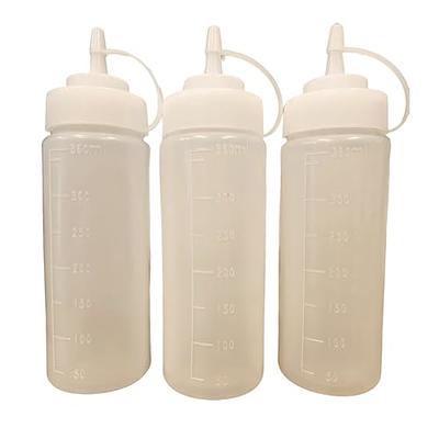 4pcs Mini Condiment Squeeze Bottles Leakproof Mini Ketchup Sauce