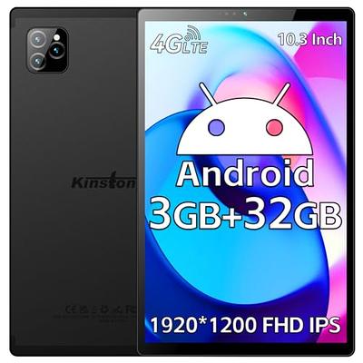 Latest Android 11 Tablet with 4G LTE Cellular,3GB RAM,32GB ROM, 1TB  Expand,Octa Core,10.3 Inch 1920x1200 FHD IPS Screen,7500mAh Battery,5+13MP  Dual Camera,Dual Sim Card Slot,2.4/5G WiFi,Bluetooth,Gray - Yahoo Shopping