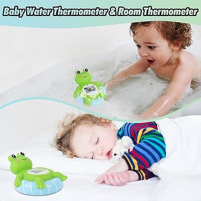 B&H Baby Bath Thermometer, Toddlers Bathtub Water Thermometer, Baby Room and Bath Floating Toy Safety Thermometer, Fahrenheit and Celsius