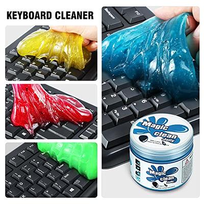 Keyboard Cleaner Cleaning Gel for Car Detailing Kit Dust Cleaning Sticky  Putty for Auto Interior Vents, Dashboard, Car Cleaning Putty Gel for  Removing Dust, Crumbs from Laptop Electronics 3 Pack 