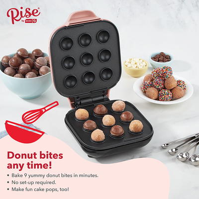 Rise by Dash Donut Bite Maker, Pink - Makes 9 Donut Bites - Yahoo Shopping