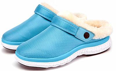 Womens Mens Slippers With Rubber Sole Soft-lightweight House Slipper Socks  Around House Shoes Non Slip Indoor/outdoor