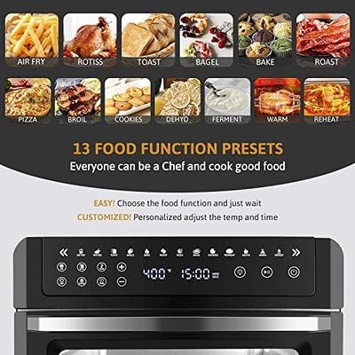 Gevi Toaster 4 Slice Toaster LED Digital Touch Screen Extra-Wide