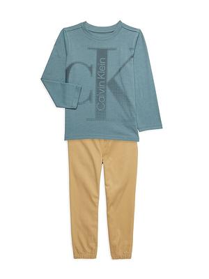 Calvin Klein Boy's 2-Piece Logo Graphic Tee & Joggers Set - Assorted - Size  8 - Yahoo Shopping