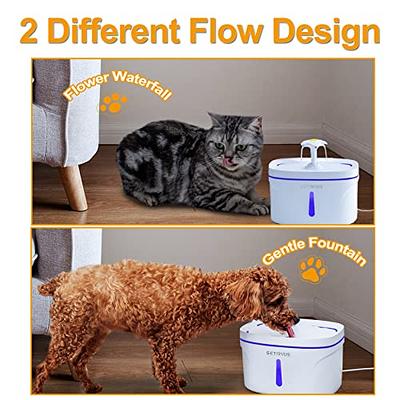 Dog Water Fountain, Automatic Dog Water Bowl Dispenser Cat Water