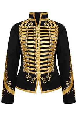 Ro Rox Adam Ant Military Drummer Jacket for Women, Marching Band