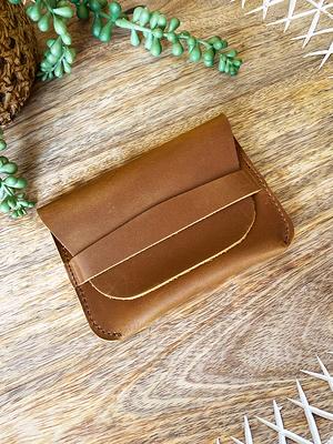 Minimalist Real Leather Wallet with ID Card Holder