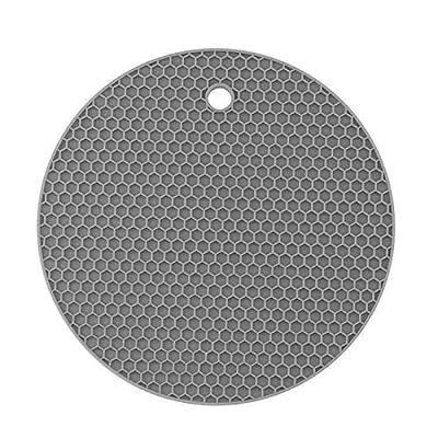 Circular Silicone Trivet Mat,4 Pcs 6.9 Inches Hot Plate Holder, Heat  Resistant Pot Holders, Multipurpose Non-Slip Hot Pads for Kitchen  Potholders, Food Grade Silicone Thickened 0.16inch LightGray - Yahoo  Shopping