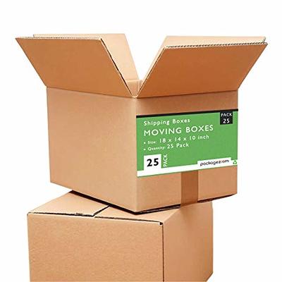 uBoxes 18 x 14 x 12 Inch Medium Sized Sturdy Cardboard Moving Box