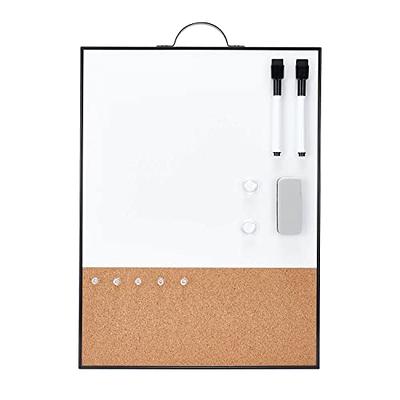 Cork Board White Board Combo, ARCOBIS 12X16 Small Bulletin Board for  Wall, Double-Sided Magnetic Dry Erase Corkboard, Vision Whiteboard with 2  Markers,1 Eraser,4 Thumb Tacks for Office,Home,School - Yahoo Shopping