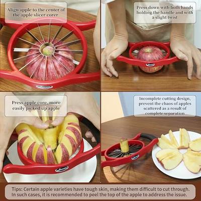 1pc Apple Cutter Multifunction Stainless Steel Fruit Slicer Fruit Core  Divider