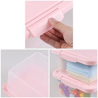 IRIS USA 4 Pack 72qt Plastic Storage Bin with Lid and Secure Latching  Buckles, Pearl