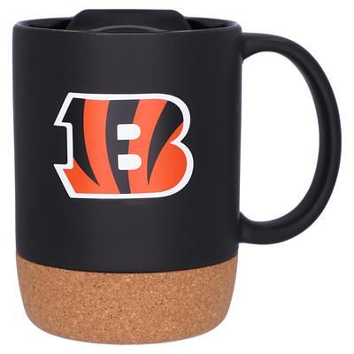 Cincinnati Bengals 16oz Travel Tumbler Mug w/ Metal Emblem