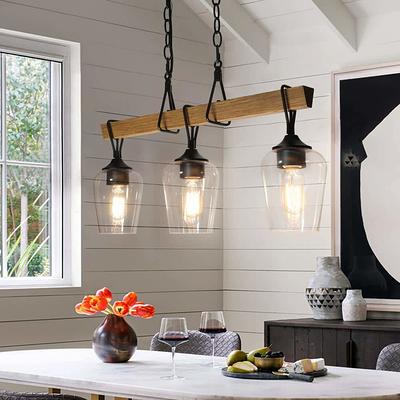 Kitchen Island Farmhouse Hanging Light Fixture, Medium Black Bowl Pendant Light  Lamp, Dome Pendant Light, Brentwood 