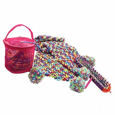 Katech Small Yarn Bag With Holes, Portable Yarn Storage Case for