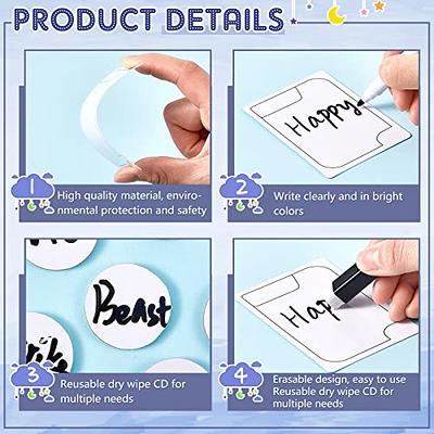 Jetec 70 Pcs Reusable Cards Multifunctional Tokens Dry Erase Cards Kit  Index Cards, 50 White Erasable Plastic Counters Gaming Tokens Discs and  Game Accessories Plastic Box for Game Playing - Yahoo Shopping