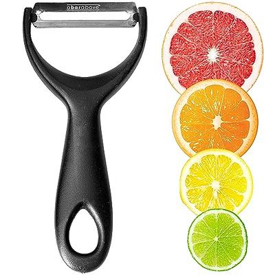 1pc Stainless Steel Fruit Peeler, Simple Color, Ideal For Peeling