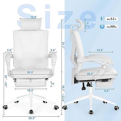 Soohow Ergonomic Mesh Office Chair, Computer Desk Chair Ergonomic, High Back  Office Chair with Headrest, Adjustable Lumbar Support and 3D Armrests. 