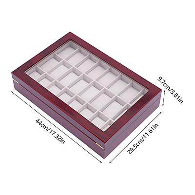 YIYIBYUS 20 Slot Wooden Watches Display Box Case Jewelry Watch Storage  Organizer OT-ZJGJ-4085 - The Home Depot