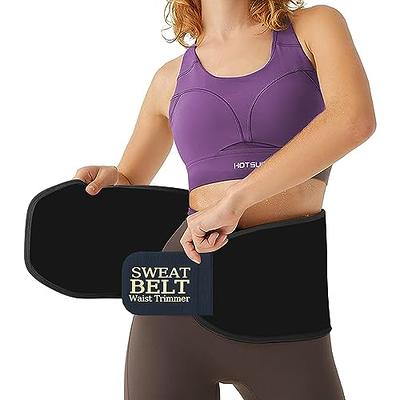 Waist Trimmer for Women Men Waist Trainer Sweat Fitness Back Support Waist Sweat  Belt Band Waist Trimmers Black - Yahoo Shopping