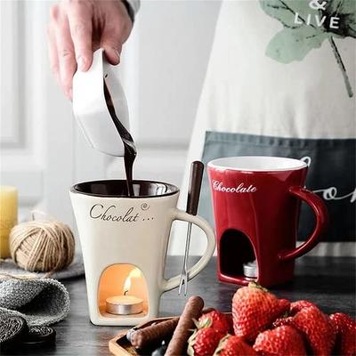 Total Chef Chocolatiere Electric Melter and Fondue Pot for Chocolate and  Candy Melts, 8.8 oz (250 g) CM10G-CA - The Home Depot