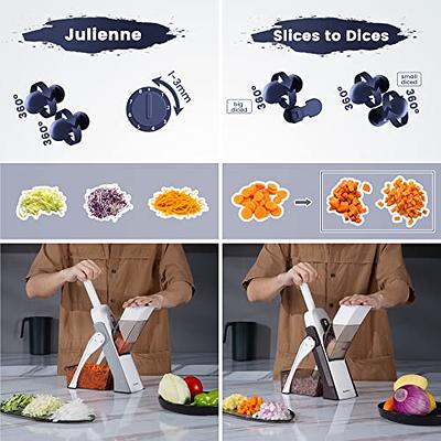 LHS Vegetable Chopper Slicer 7 in 1 Veggie Chopper Dicer Cutter  Multifunctional Food Chopper Onion Chopper Salad Potato Cutter Vegetable  Chopper with Container -Green - Yahoo Shopping