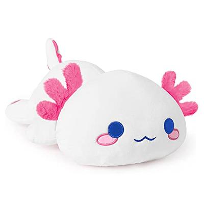 Auspicious beginning Stuffed Animal Cat Plush Toy Anime Cute Kitten Kawaii  Plushie Kitty Soft Pillow, Plush Toy Gifts for Boys Girls (Pink-cat, 19.6)