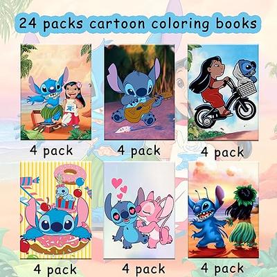 24 Pcs Stitch Coloring Books Stitch DIY Art Drawing Book Stitch