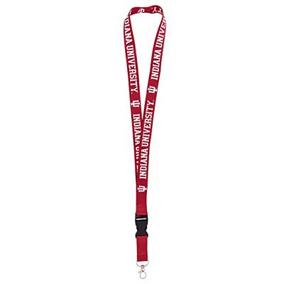  Indiana University Bloomington Hoosiers Car Keys ID Badge  Holder Lanyard Keychain Detachable Breakaway Snap Buckle (Red - Hoosiers) :  Sports & Outdoors