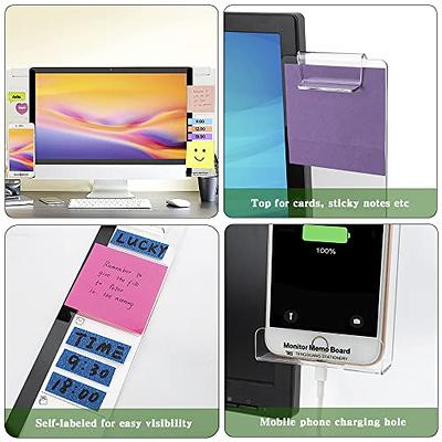 2Pcs Monitor Memo Board - Computer Message Board for Office Desk  Accessories